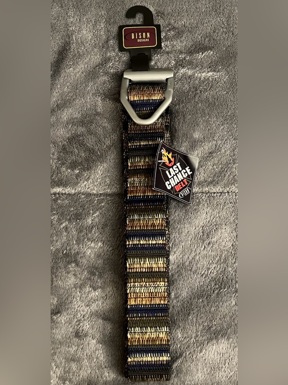 Bison Designs 38mm – Last Chance™ Light Duty Gunmetal Buckle In Coyote Size M